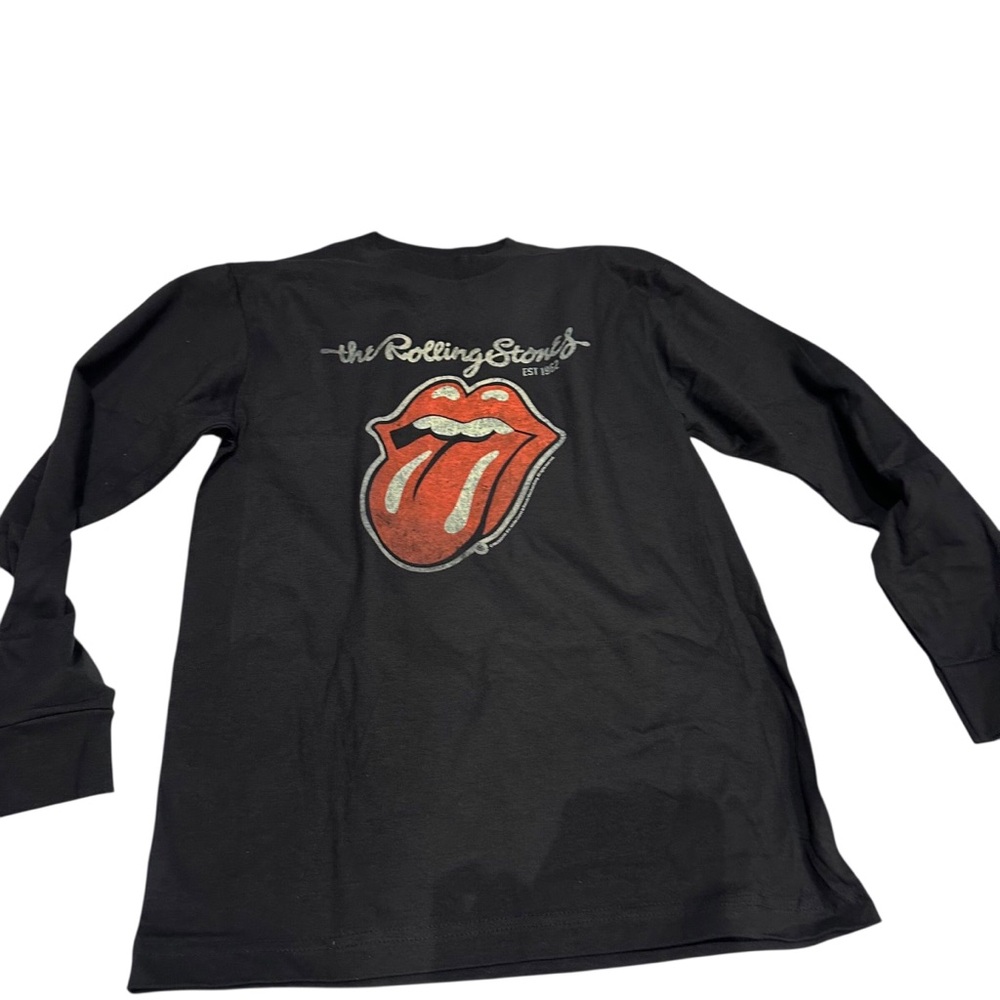 The Rolling Stones Long Sleeve Tee Black Unisex Band Tee Size Medium NWOT